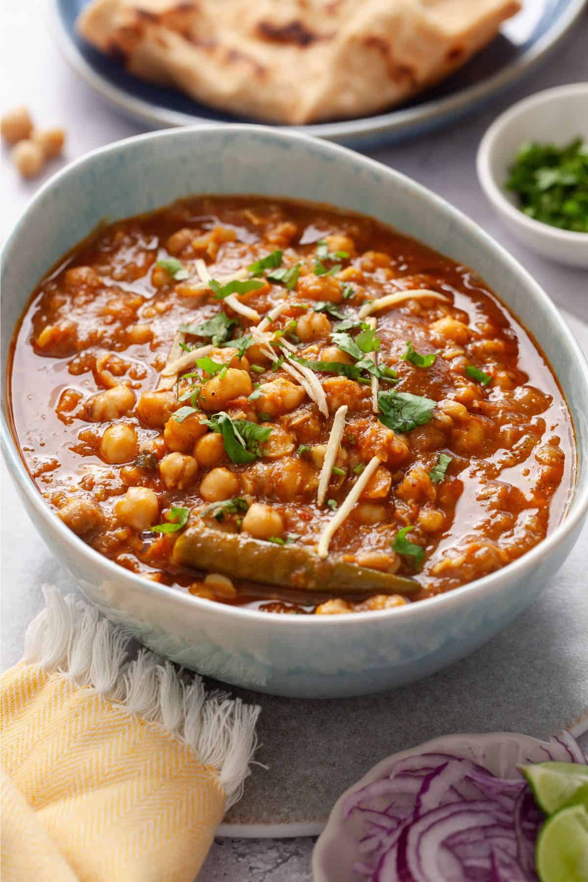 Egg Chicken Chana Masala
