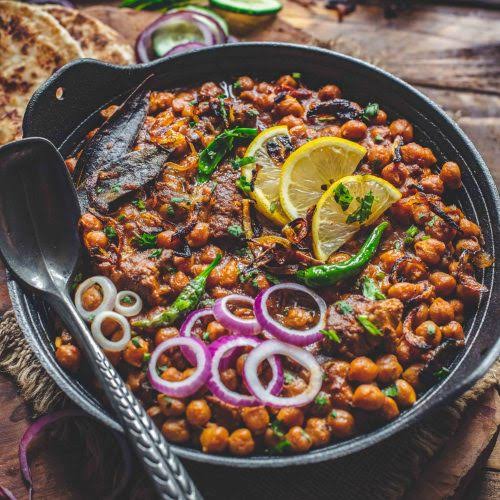 Mutton Keema Chana Masala