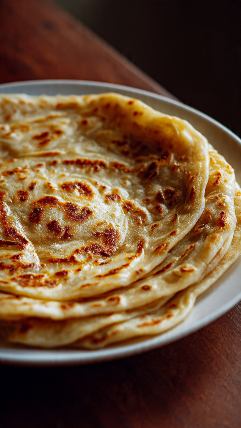 Paratha + Alu matar